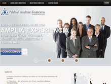 Tablet Screenshot of palafoxconsultores.com